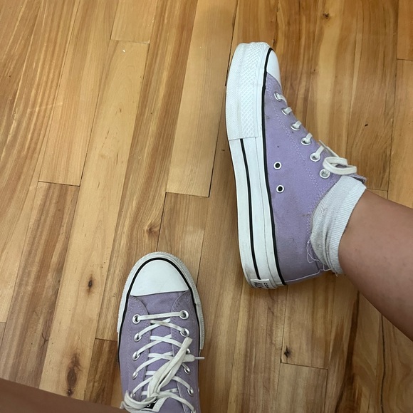 rare lilac converse platforms in size US 10 women’s - Picture 11 of 15